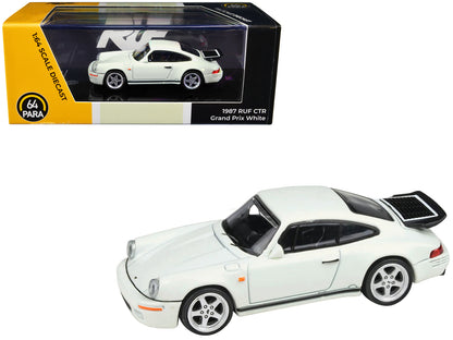 1987 RUF CTR Grand Prix White 1/64 Diecast Model Car by Paragon Models