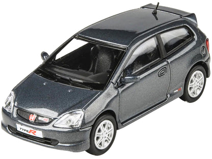 2001 Honda Civic Type R EP3 Cosmic Gray Metallic 1/64 Diecast Model Car by Paragon Models