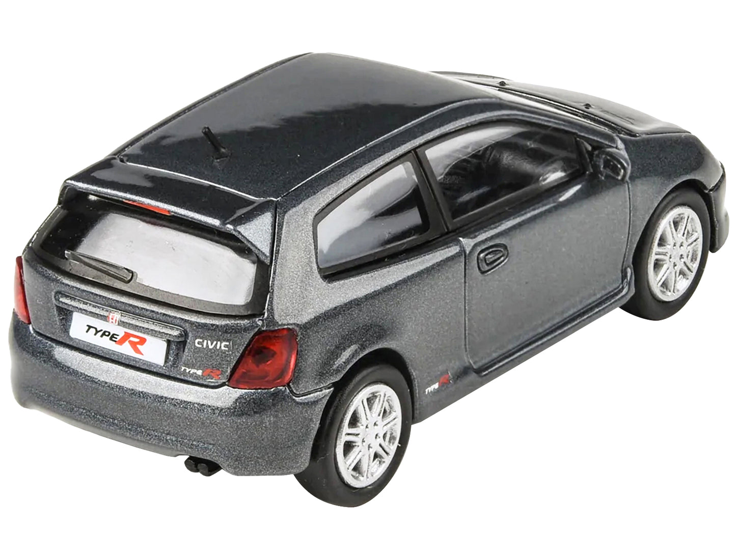 2001 Honda Civic Type R EP3 Cosmic Gray Metallic 1/64 Diecast Model Car by Paragon Models