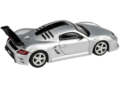 2012 RUF CTR3 Clubsport Silver Metallic 1/64 Diecast Model Car by Paragon Models