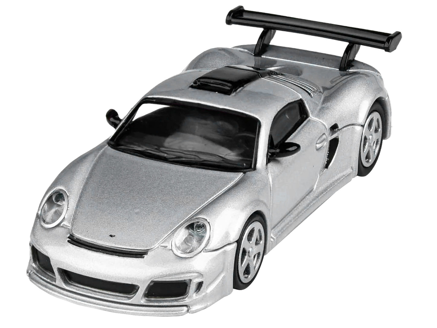 2012 RUF CTR3 Clubsport Silver Metallic 1/64 Diecast Model Car by Paragon Models