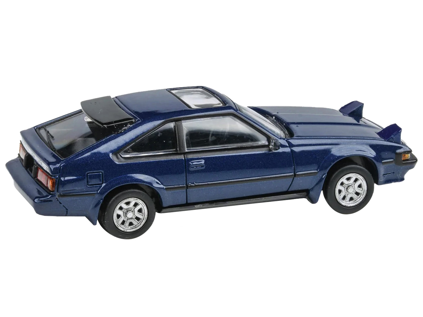 1984 Toyota Celica Supra XX Dark Blue Metallic with Sunroof 1/64 Diecast Model Car by Paragon Models