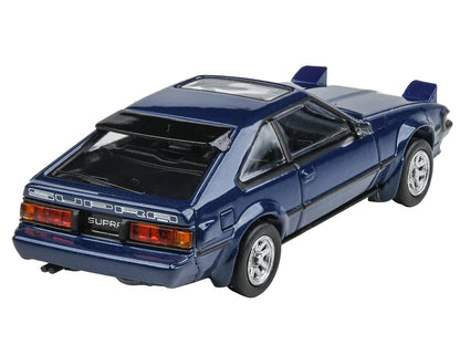 1984 Toyota Celica Supra XX Dark Blue Metallic with Sunroof 1/64 Diecast Model Car by Paragon Models