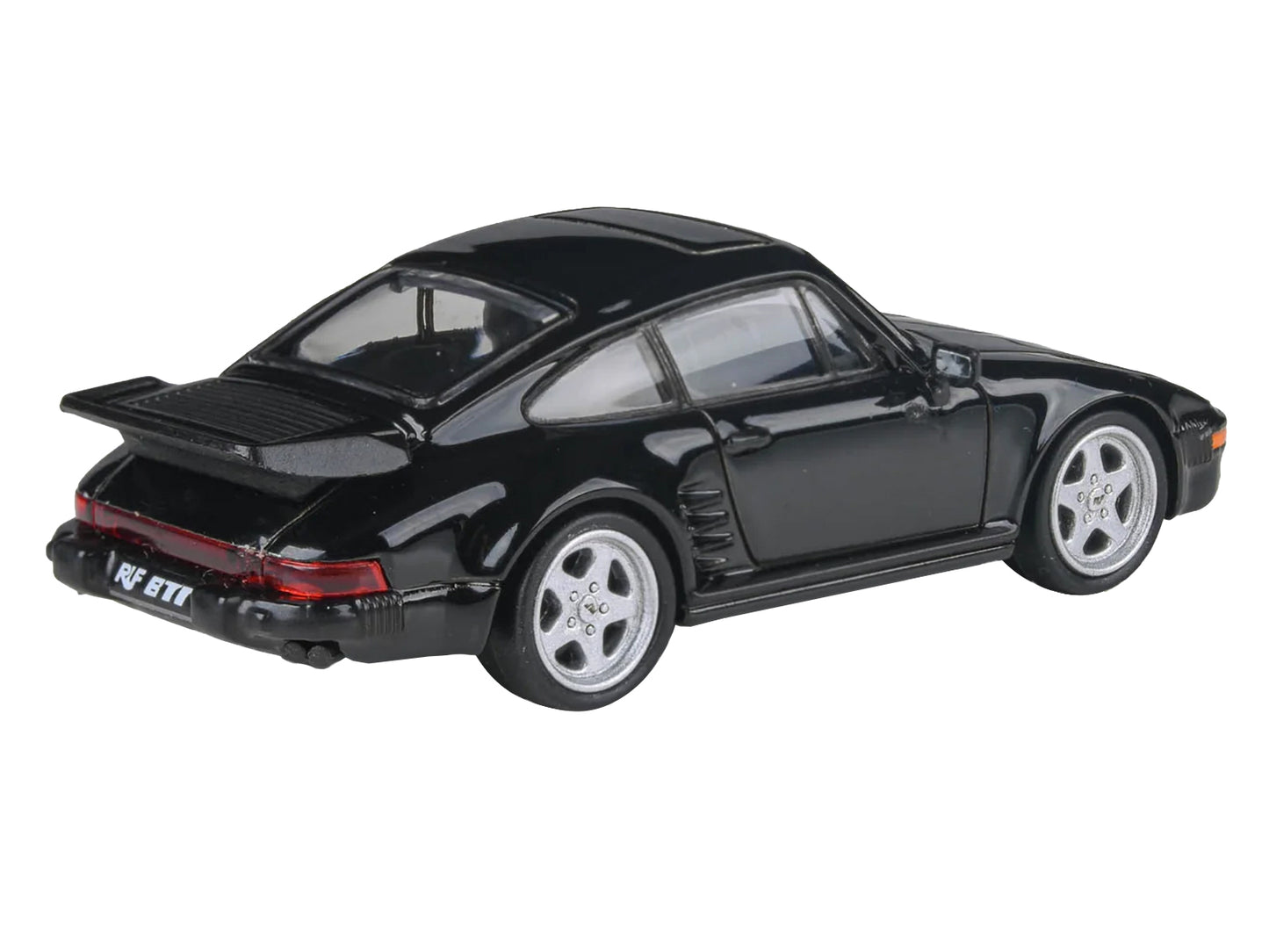 1986 RUF BTR Slantnose Black 1/64 Diecast Model Car by Paragon Models