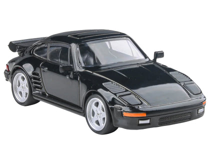 1986 RUF BTR Slantnose Black 1/64 Diecast Model Car by Paragon Models