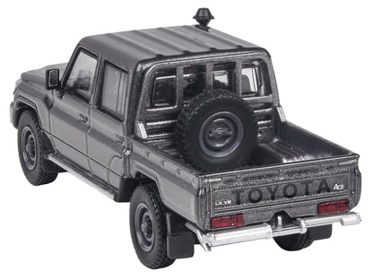 2014 Toyota Land Cruiser LC 79 Pickup Truck Graphite Gray Metallic 1/64 Diecast Model Car by Paragon Models