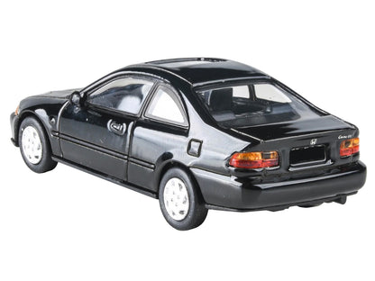 1995 Honda Civic Coupe EJ1 Black with Sunroof 1/64 Diecast Model Car by Paragon Models