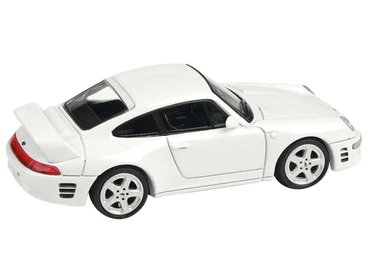 RUF CTR2 Grand Prix White 1/64 Diecast Model Car by Paragon Models