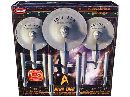 Skill 2 Model Kit U.S.S. Enterprise NCC-1701 Pilot Edition Star Trek 3-in-1 1/350 Scale Model by Polar Lights