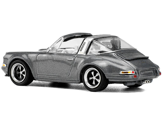 Singer Targa Gray Metallic 1/64 Diecast Model Car by Pop Race