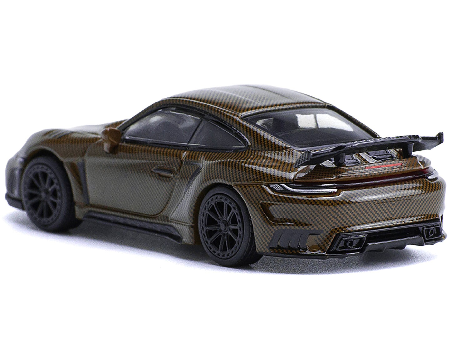 992 Stinger GTR Brown Carbon 1/64 Diecast Model Car by Pop Race