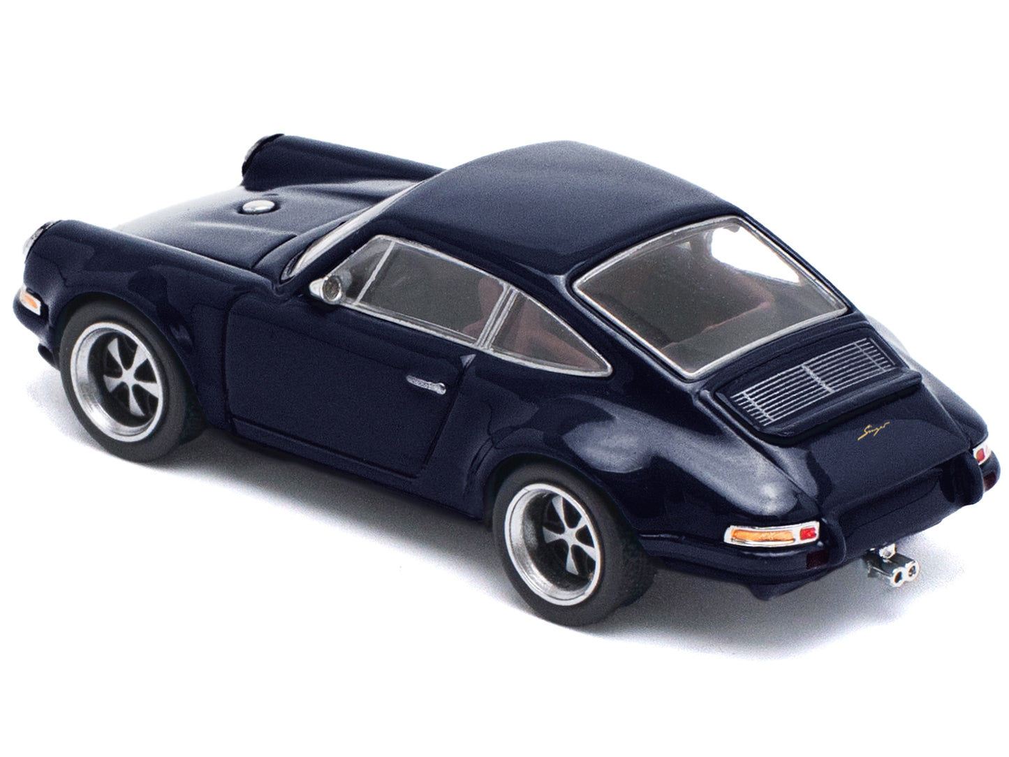 Singer Monaco Midnight Blue 1/64 Diecast Model Car by Pop Race