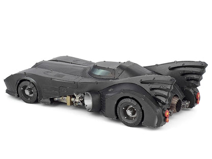 Model Kit 1989 Batmobile Black "Batman" (1989) Movie (Challenging Difficulty) Steel Model by Metal Earth