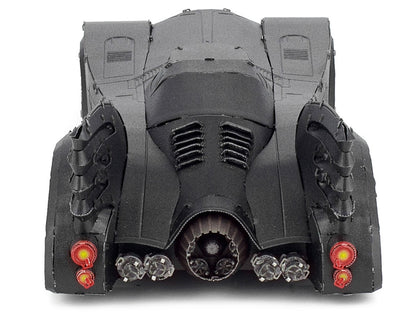 Model Kit 1989 Batmobile Black "Batman" (1989) Movie (Challenging Difficulty) Steel Model by Metal Earth