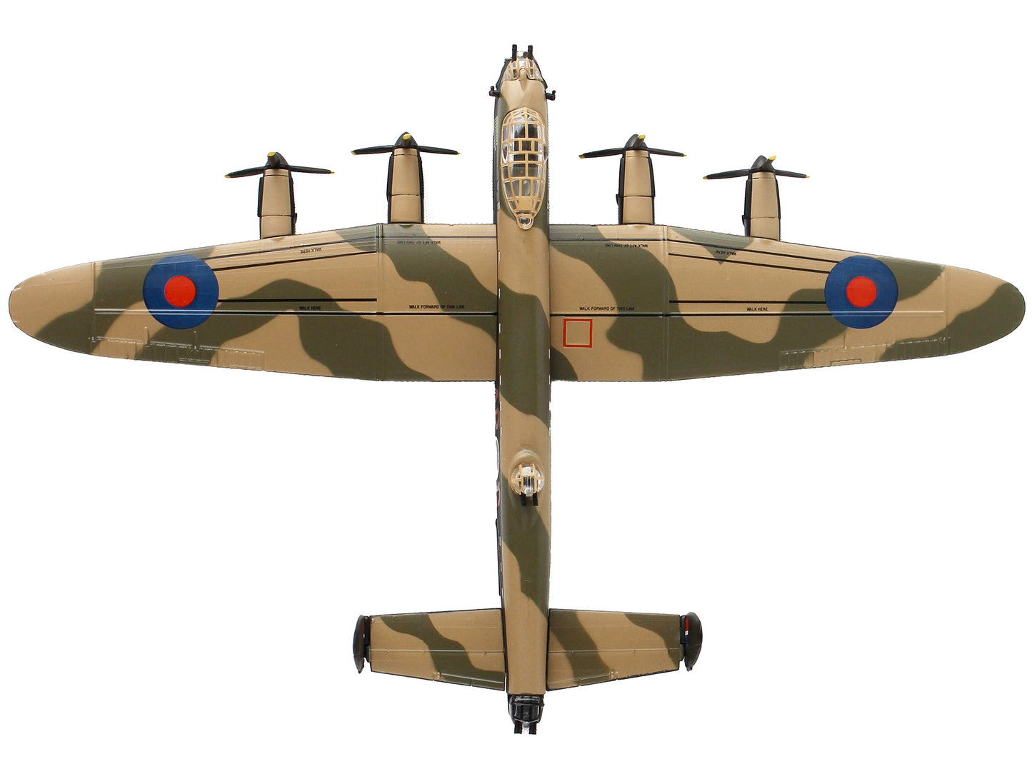 Avro Lancaster NX611 Bomber Aircraft "G for George 460 Squadron" Royal Australian Air Force 1/150 Diecast Model Airplane by Postage Stamp