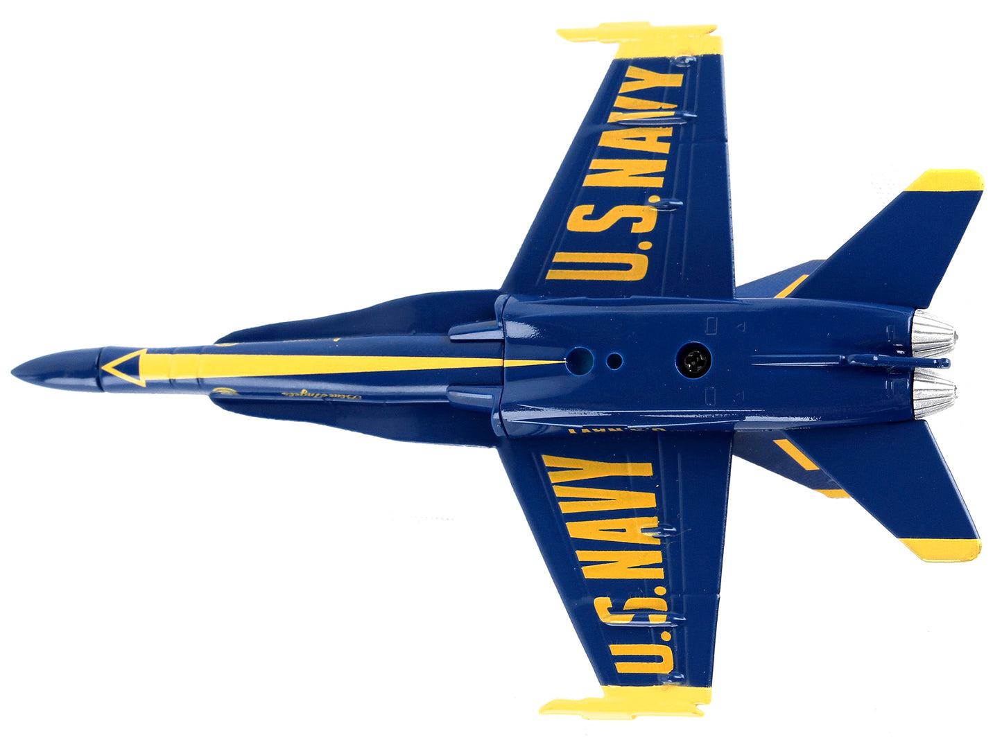 McDonnell Douglas F/A-18C Hornet Aircraft "Blue Angels" United States Navy 1/150 Diecast Model Airplane by Postage Stamp