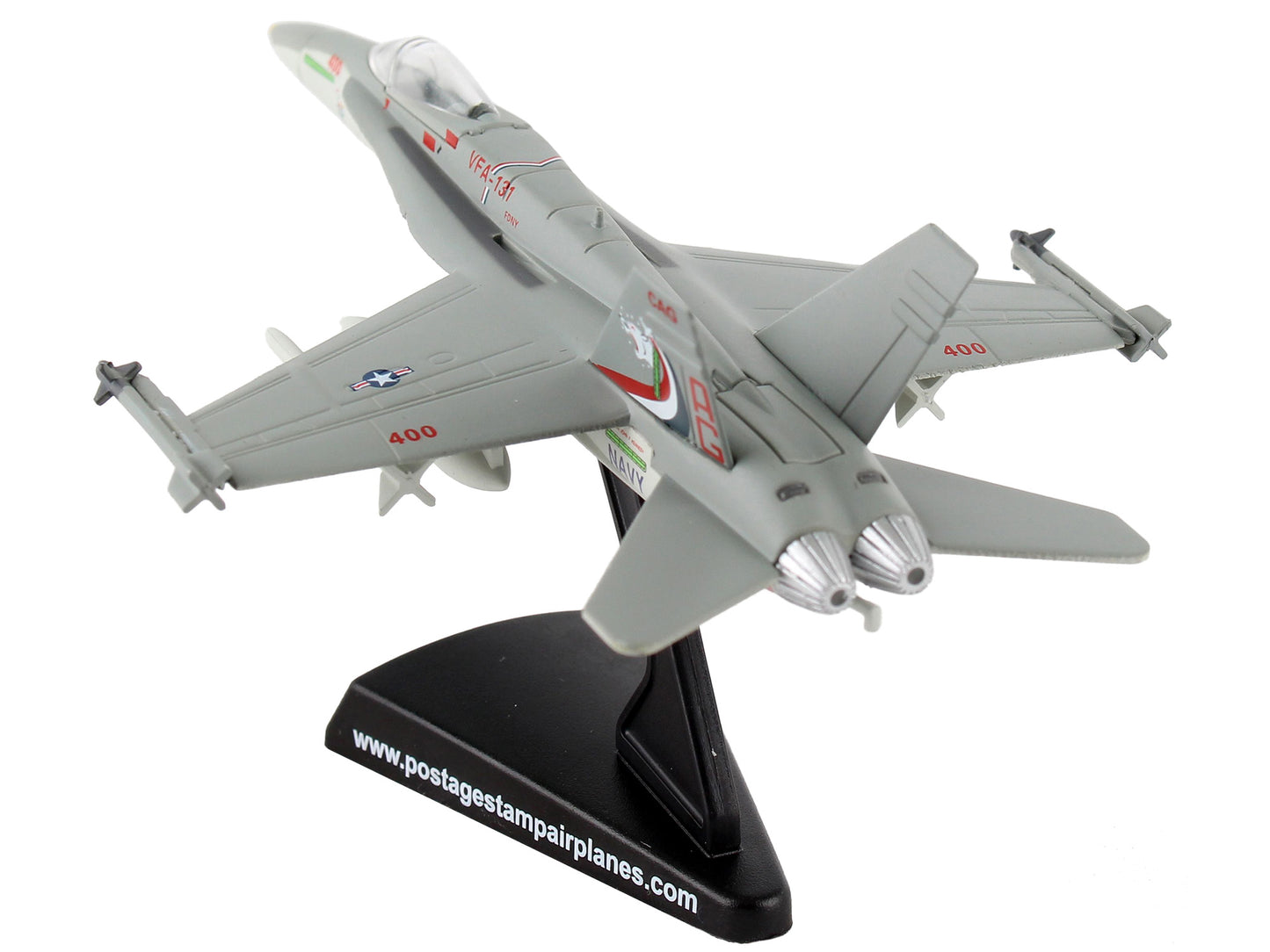 McDonnell Douglas F/A-18C Hornet Fighter Aircraft "VFA-131 Wildcats" United States Navy 1/150 Diecast Model Airplane by Postage Stamp