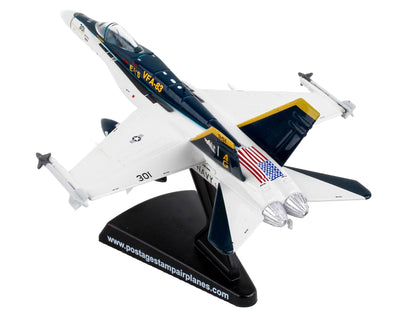 McDonnell Douglas F/A-18C Hornet Fighter Aircraft "VFA-83 Rampagers" United States Navy 1/150 Diecast Model Airplane by Postage Stamp