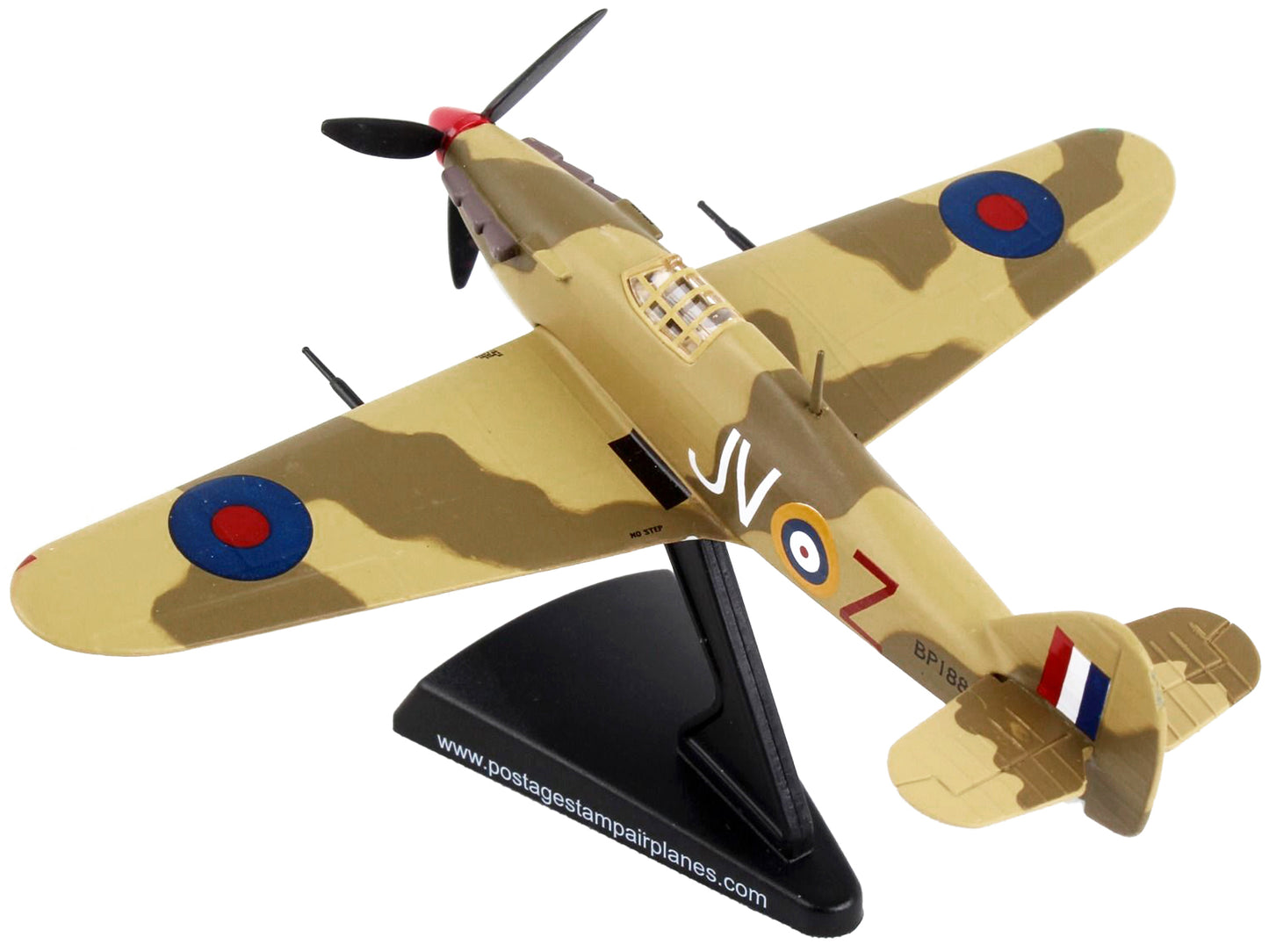 Hawker Hurricane MK. II Fighter Aircraft "British Royal Air Force" 1/100 Diecast Model Airplane by Postage Stamp