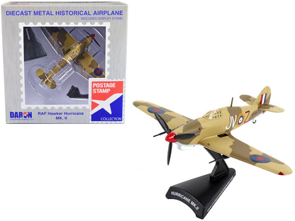 Hawker Hurricane MK. II Fighter Aircraft "British Royal Air Force" 1/100 Diecast Model Airplane by Postage Stamp