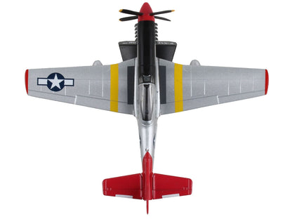 North American P-51D Mustang Fighter Aircraft #62 "Bunny" United States Army Air Force 1/100 Diecast Model Airplane by Postage Stamp