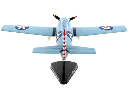 Grumman F4F Wildcat Aircraft "United States Navy" 1/87 (HO) Diecast Model Airplane by Postage Stamp