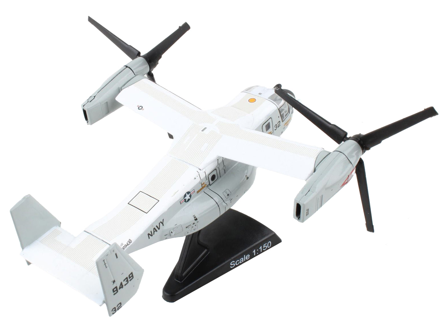 Bell Boeing CMV-22B Osprey Aircraft "United States Navy Air Force" 1/150 Diecast Model Airplane by Postage Stamp