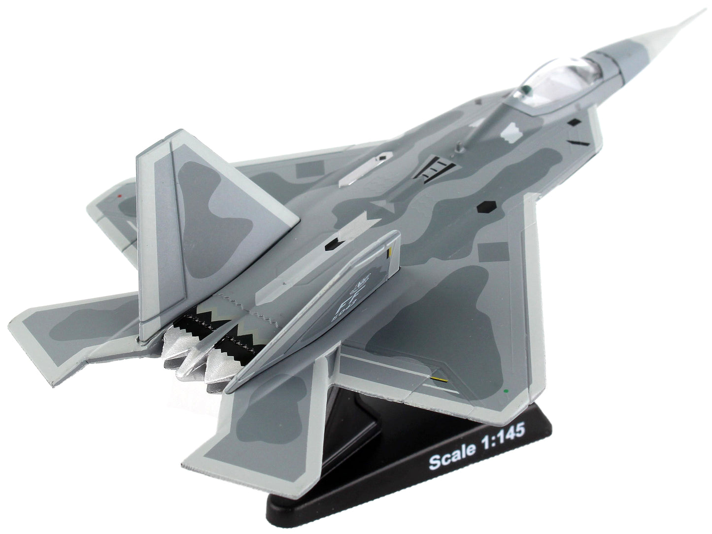 Lockheed Martin F-22 Raptor Fighter Aircraft "United States Air Force" 1/145 Diecast Model Airplane by Postage Stamp