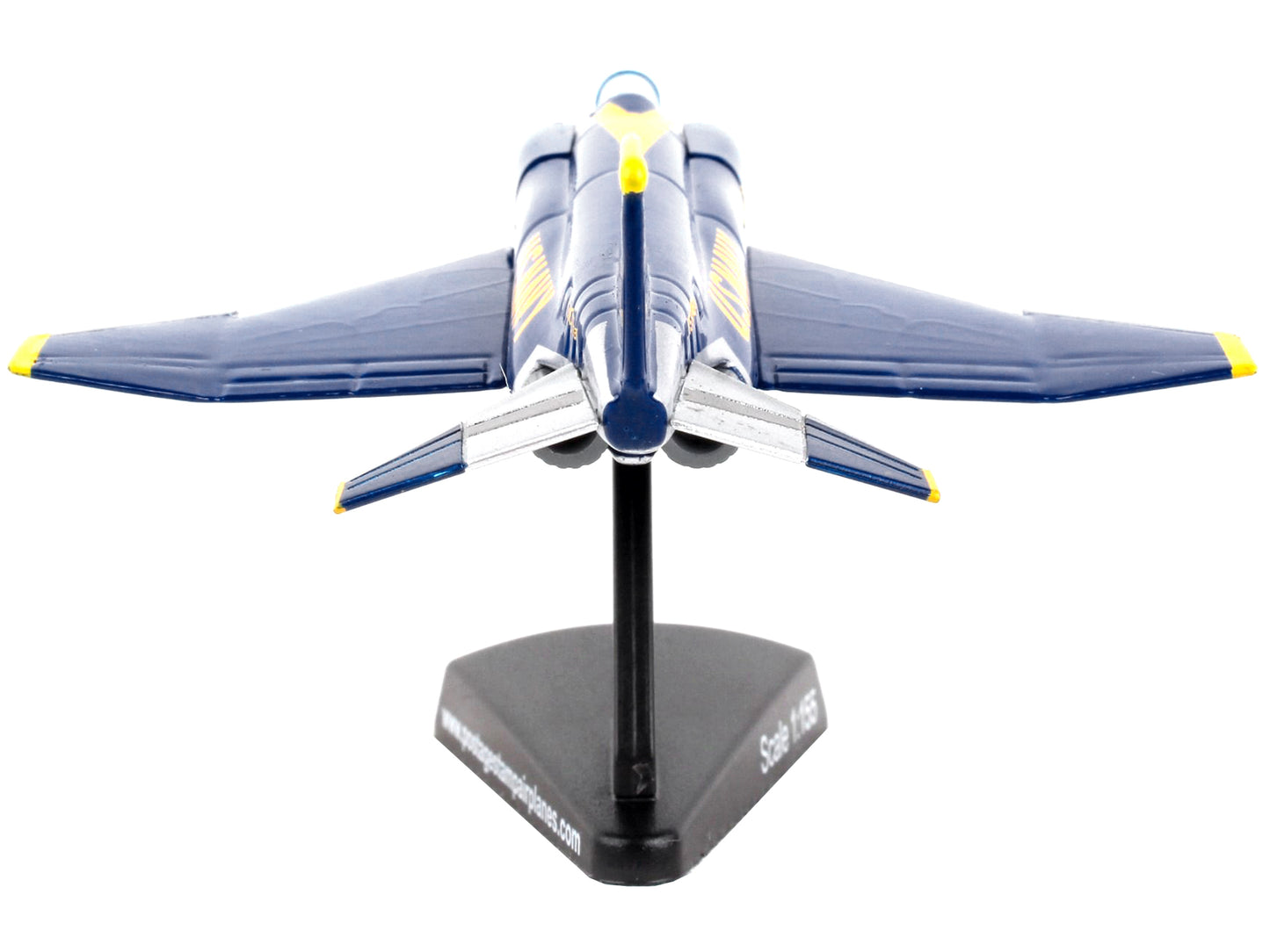 McDonnell Douglas F-4B Phantom II Fighter Aircraft "Blue Angels" United States Navy 1/155 Diecast Model Airplane by Postage Stamp