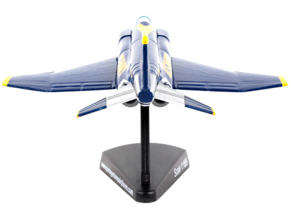 McDonnell Douglas F-4B Phantom II Fighter Aircraft "Blue Angels" United States Navy 1/155 Diecast Model Airplane by Postage Stamp