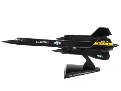 Lockheed YF-12 SR-71 Blackbird Aircraft "NASA" United States Air Force 1/200 Diecast Model Airplane by Postage Stamp