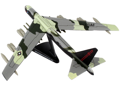 Boeing B-52 Stratofortress Bomber Aircraft Green Camouflage "United States Air Force" 1/300 Diecast Model Airplane by Postage Stamp