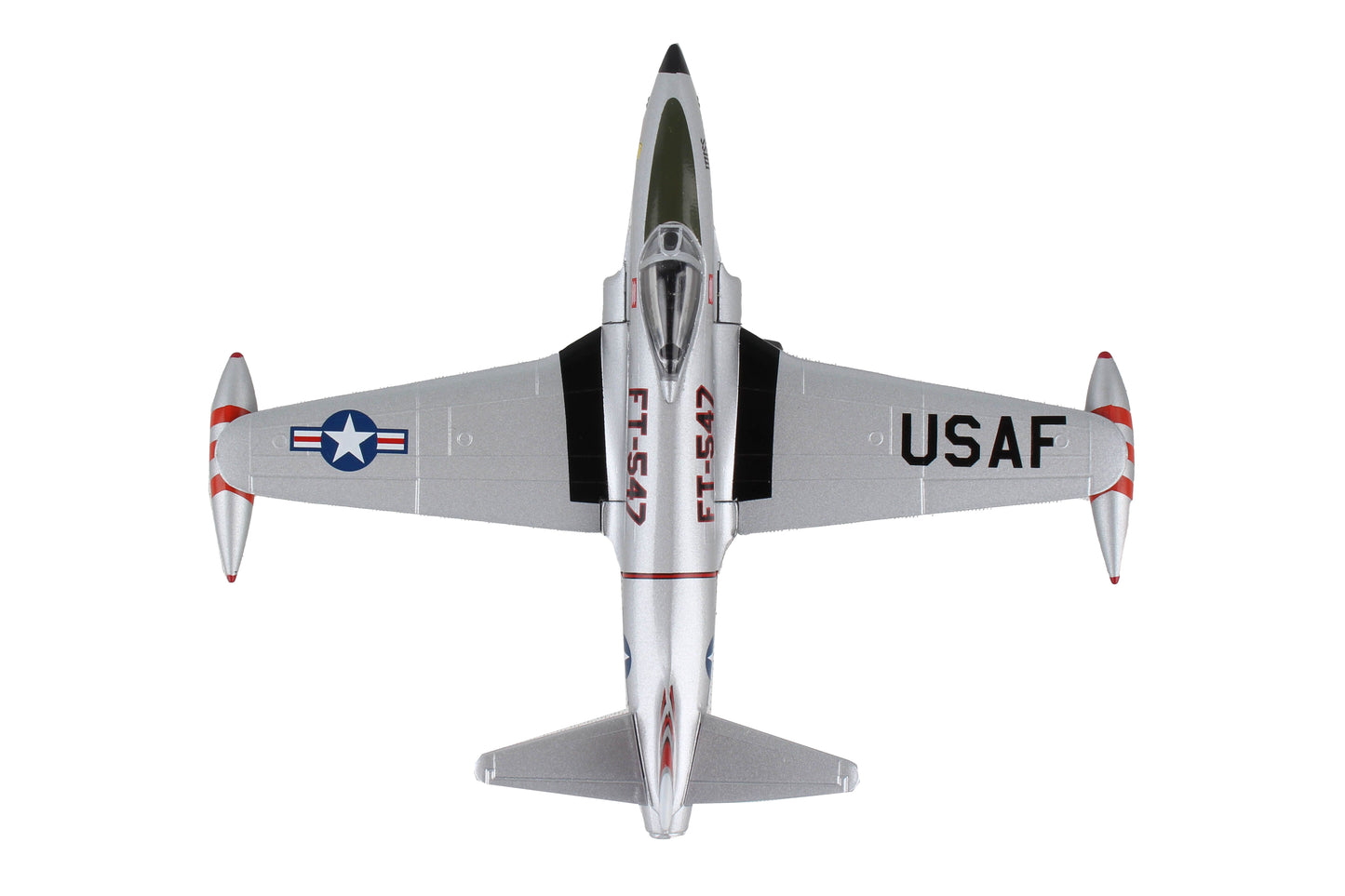 Lockheed F-80 Shooting Star Fighter Aircraft "Evil Eye Fleagle - Miss Barbara Ann" United States Air Force 1/96 Diecast Model Airplane by Postage Stamp