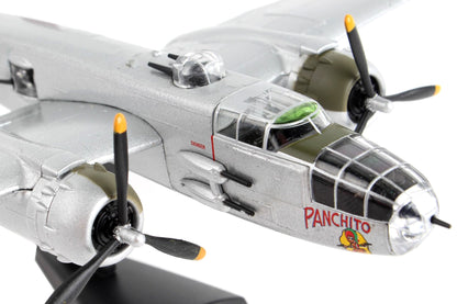 North American B-25J Mitchell Bomber Aircraft "Panchito" United States Air Force 1/100 Diecast Model Airplane by Postage Stamp