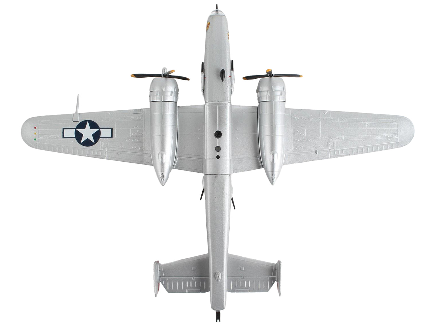 North American B-25J Mitchell Bomber Aircraft "Panchito" United States Air Force 1/100 Diecast Model Airplane by Postage Stamp