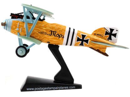 Albatros D.III Fighter Aircraft "Mops - D.2033/16" Imperial German Army Air Service 1/70 Diecast Model Airplane by Postage Stamp