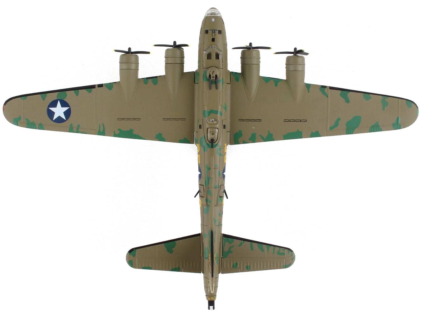 Boeing B-17F Flying Fortress Bomber Aircraft "Memphis Belle" United States Army Air Corps 1/155 Diecast Model Airplane by Postage Stamp