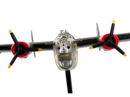 Consolidated B-24J Liberator Bomber Aircraft "Witchcraft 467th Bomb Group 790 Bomb Squadron" United States Army Air Forces 1/163 Diecast Model Airplane by Postage Stamp