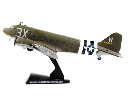 Douglas C-47 Skytrain Aircraft "That's All Brother" United States Navy 1/144 Diecast Model Airplane by Postage Stamp