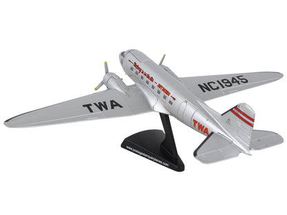 Douglas DC-3 Passenger Aircraft "Trans World Airlines - Victory is in the Air" 1/144 Diecast Model Airplane by Postage Stamp