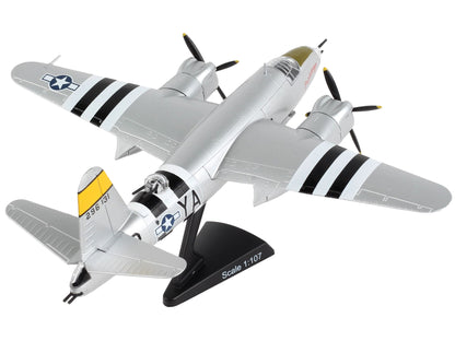 Martin B-26 Marauder Bomber Aircraft "Perkatory II 386th Bomb Group 555th Bomb Squadron" United States Army Air Forces 1/107 Diecast Model Airplane by Postage Stamp