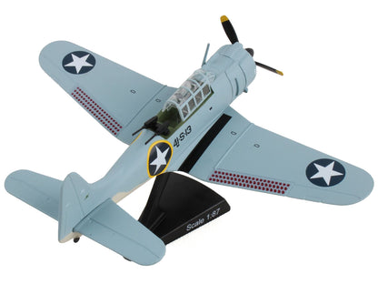 Douglas SBD-3 Dauntless Aircraft "41-S-13" United States Navy 1/87 Diecast Model Airplane by Postage Stamp