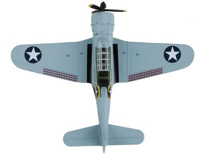 Douglas SBD-3 Dauntless Aircraft "41-S-13" United States Navy 1/87 Diecast Model Airplane by Postage Stamp