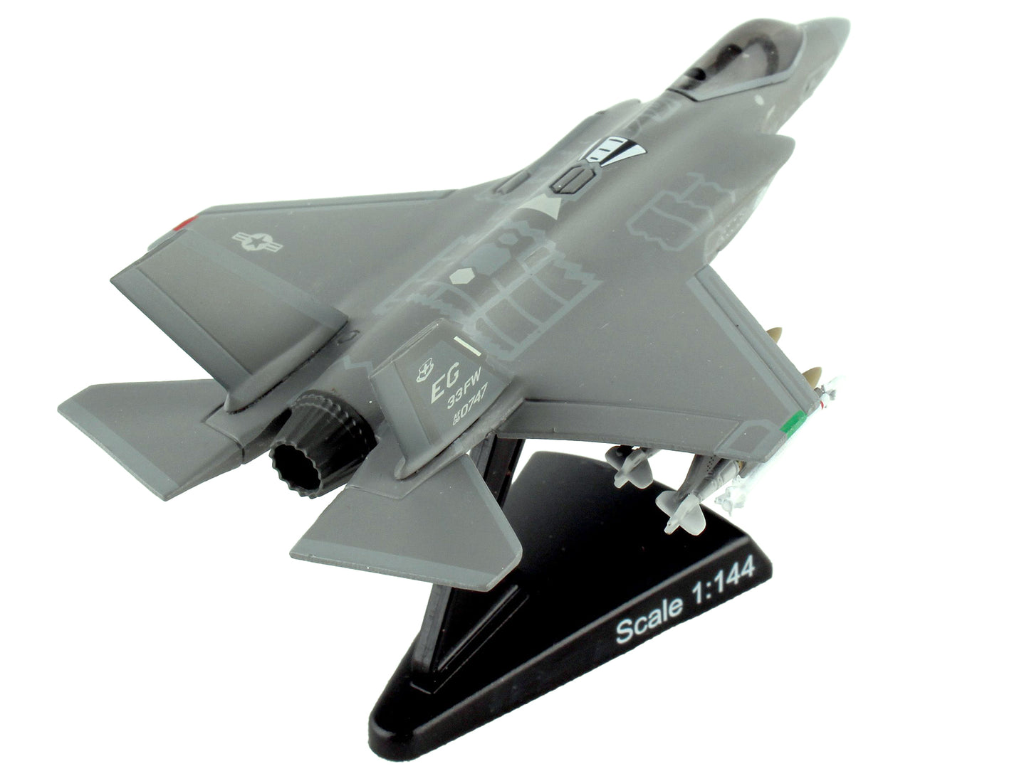 Lockheed Martin F-35 Lightning II Fighter Aircraft "AF08-0747 First in Service" United States Air Force 1/144 Diecast Model Airplane by Postage Stamp