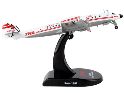 Lockheed L-1049G Super Constellation Commercial Aircraft "Trans World Airlines (TWA)" 1/300 Diecast Model Airplane by Postage Stamp