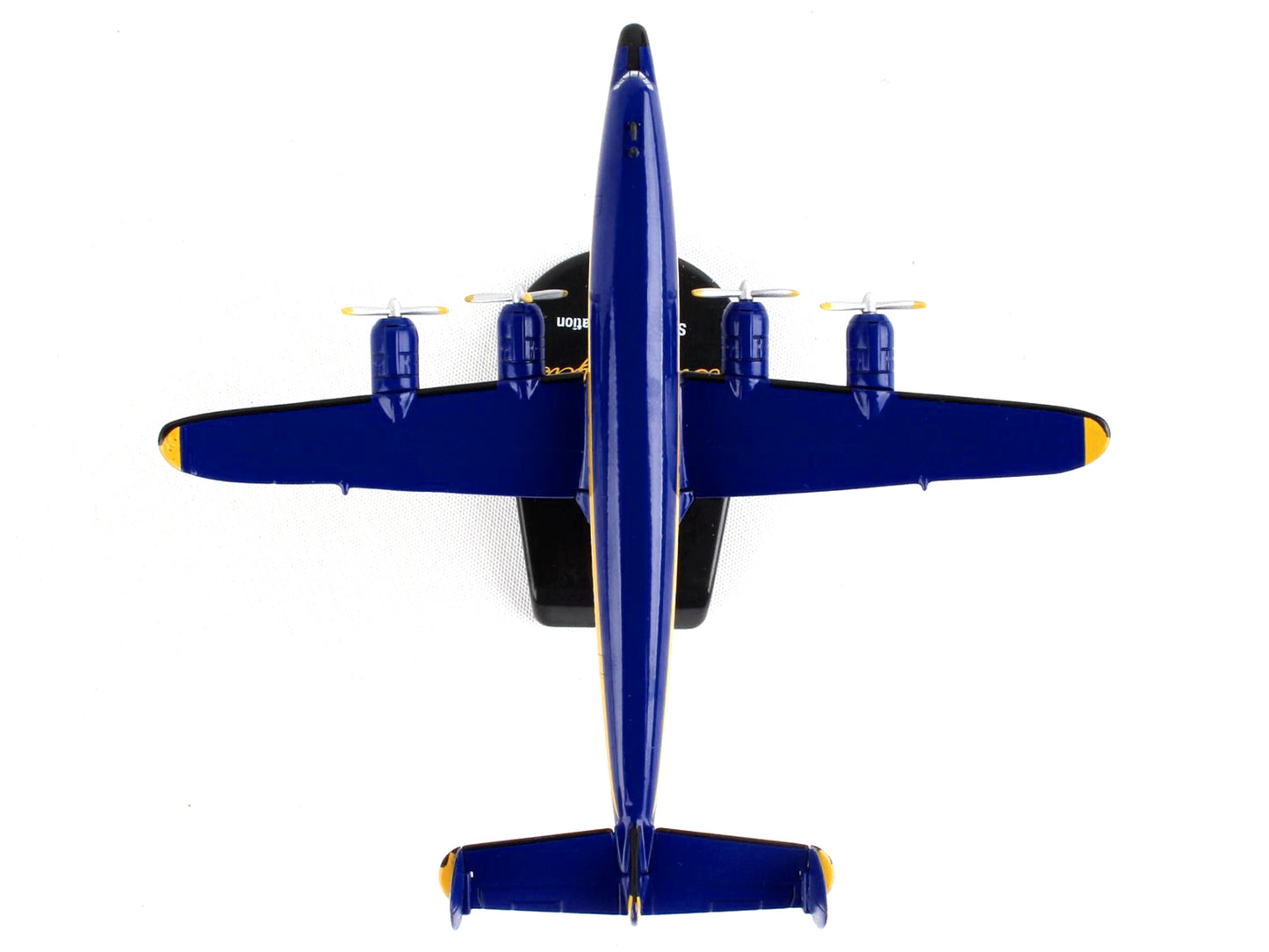 Lockheed L-1049G Super Constellation Commercial Aircraft "Blue Angels" United States Navy 1/300 Diecast Model Airplane by Postage Stamp