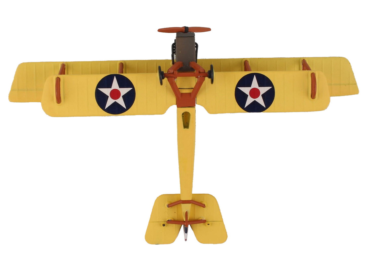 Curtiss JN4 "Jenny" Biplane Aircraft "US Air Mail Service" United States Army 1/100 Diecast Model Airplane by Postage Stamp