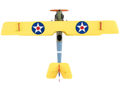 Curtiss JN4 "Jenny" Biplane Aircraft "United States Army Air Service" 1/100 Diecast Model Airplane by Postage Stamp