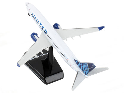 Boeing 737-800 Next Generation Commercial Aircraft "United Airlines" 1/300 Diecast Model Airplane by Postage Stamp