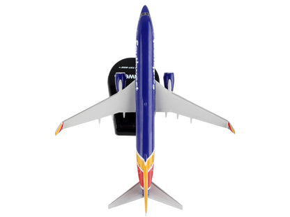 Boeing 737-800 Next Generation Commercial Aircraft "Southwest Airlines" 1/300 Diecast Model Airplane by Postage Stamp